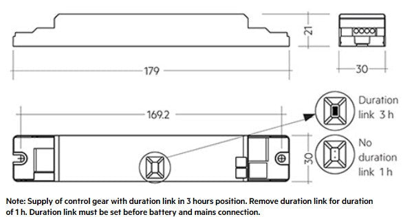 Tridonic 89800560 EM converterLED BASIC 204 NiCd/NiMH 50V - LED Retro