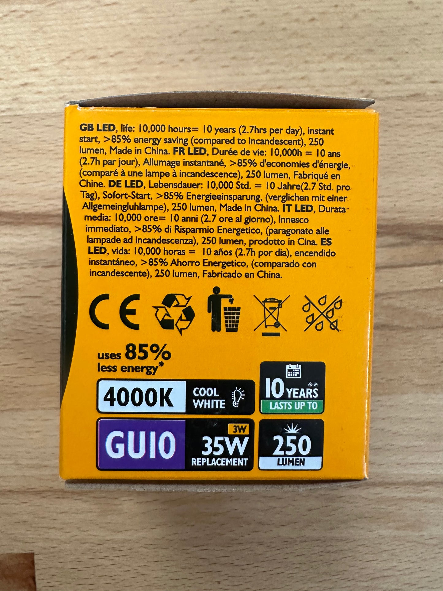 S12498 JCB LED GU10 BULB - LED Spares - LED Retro