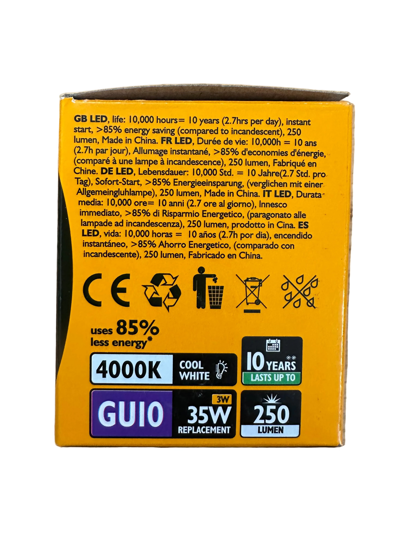 S12498 JCB LED GU10 BULB - LED Spares - LED Retro