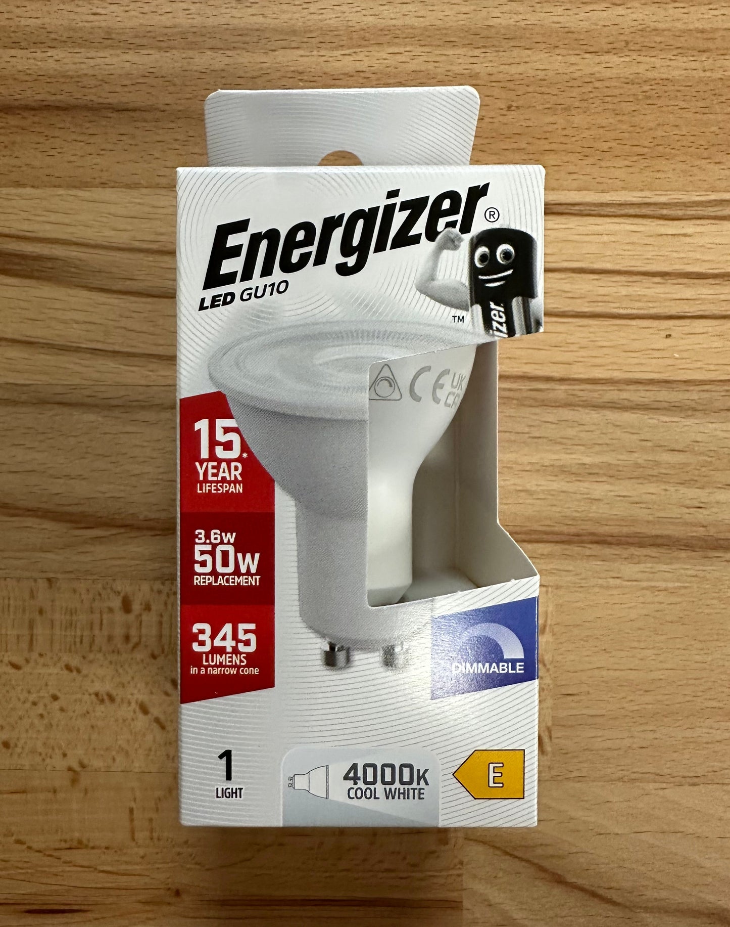 S8827 ENERGIZER GU10 BULB - LED Spares