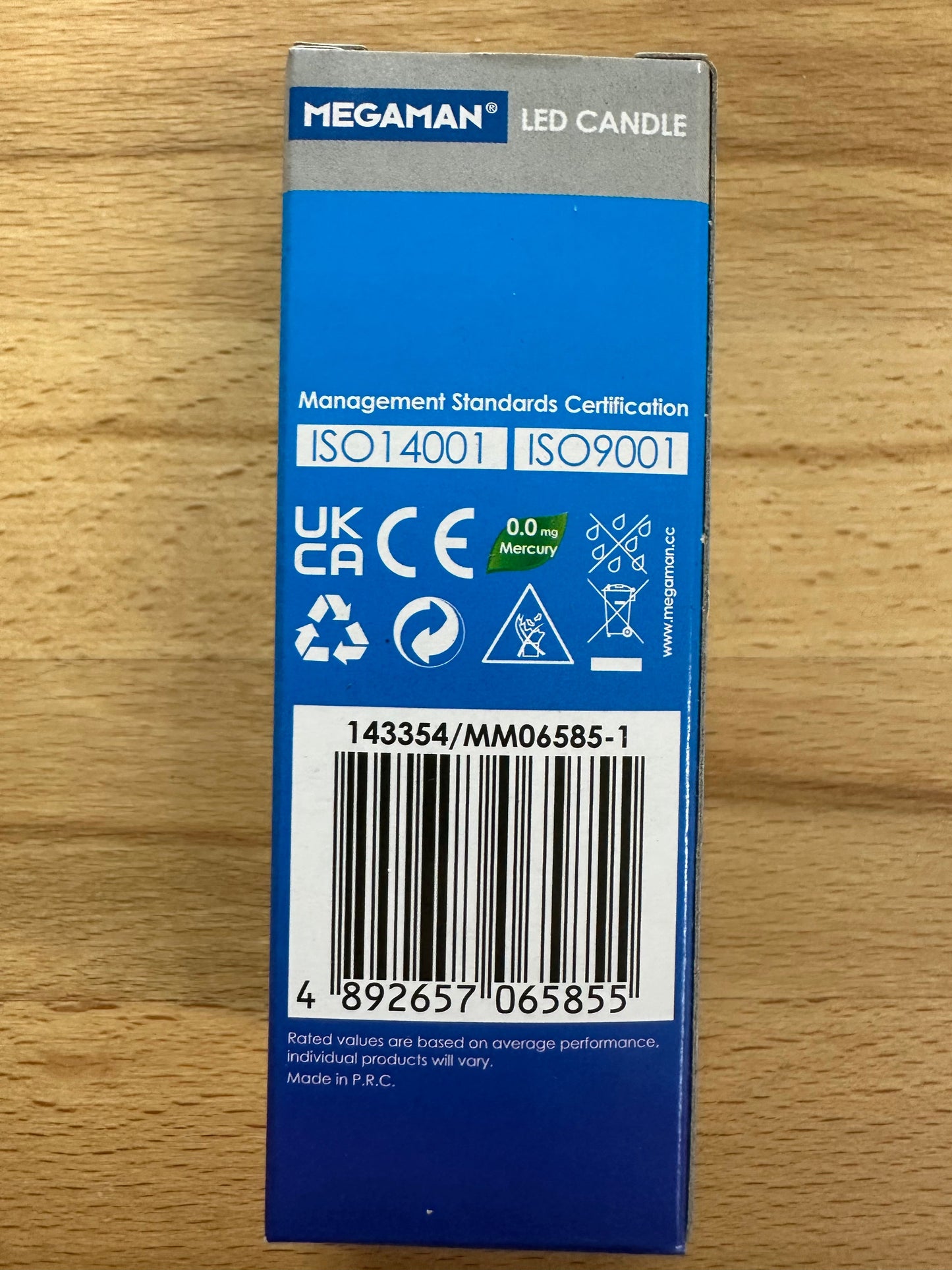 Megaman Economy 4.9W Candle B15 4000K Cool White - 143354E - LED Retro