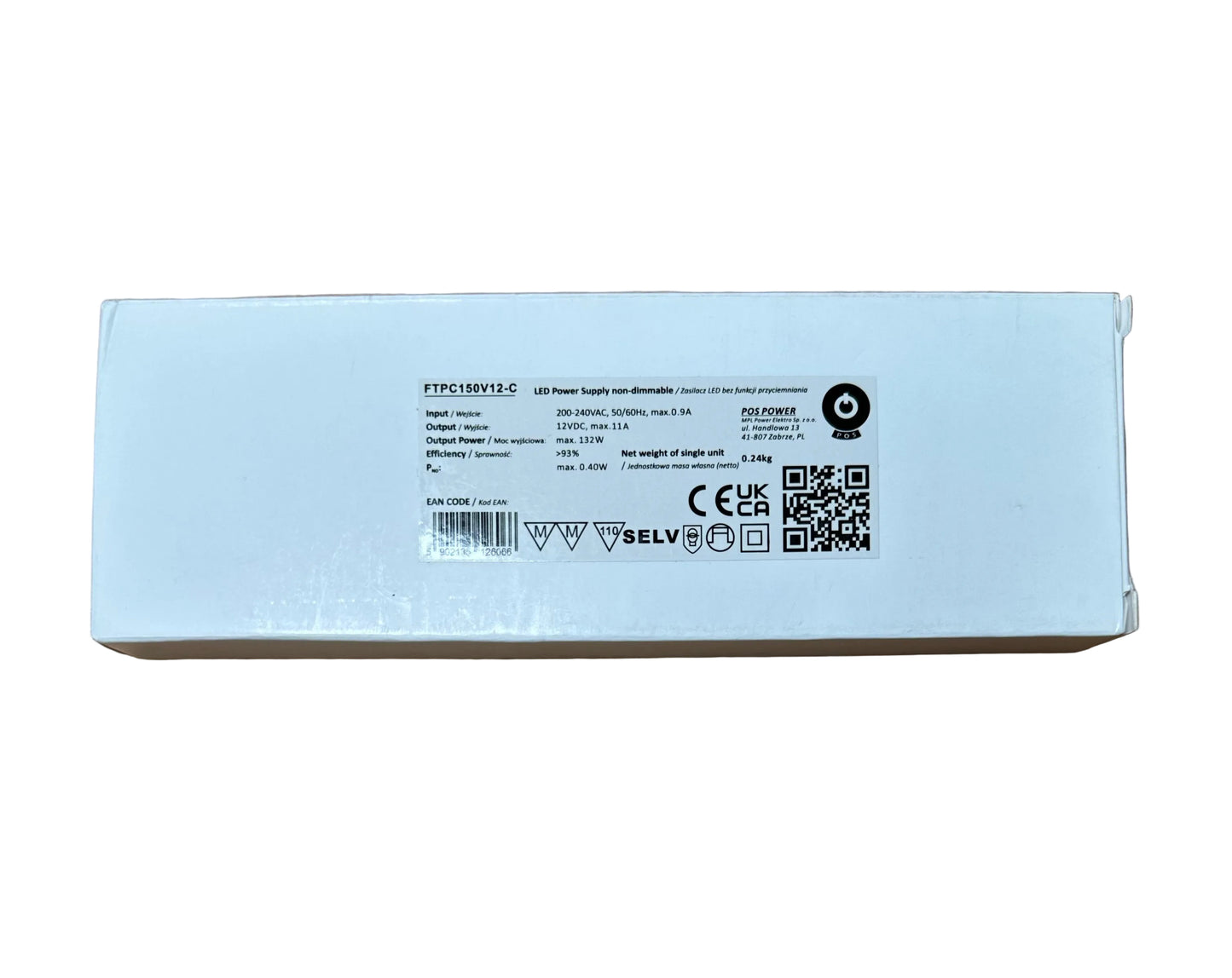 POS Power FTPC150V12-C 132W 12V/11A LED Power Supply - LED Retro
