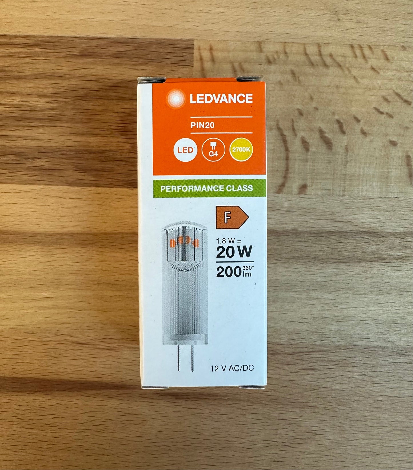 Ledvance LED PIN 20 320° P 1.8W 827 Warm White -200lm - Clear G4 - 4099854064753 - LED Retro