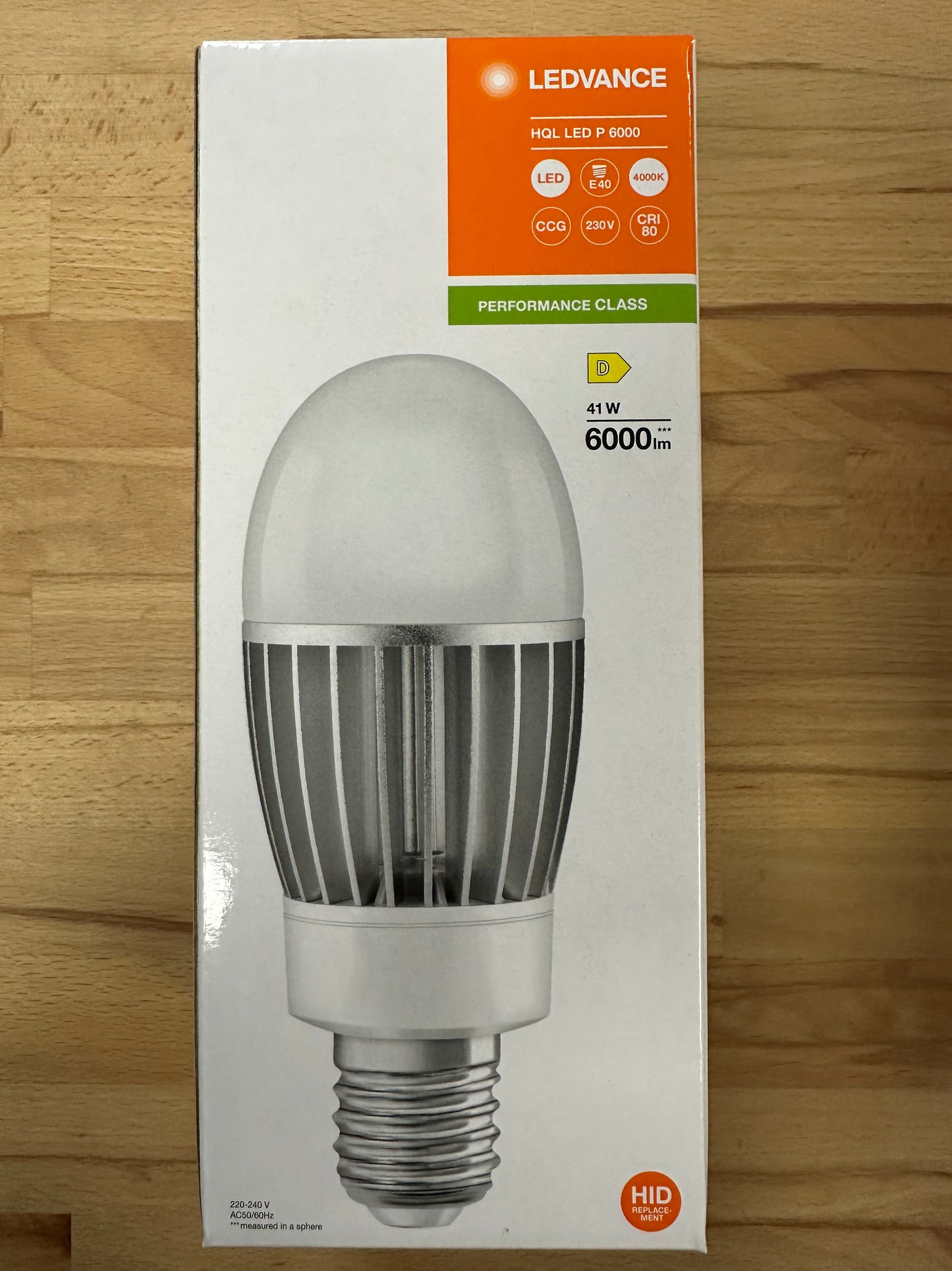 Ledvance HQL LED ALU Performance 41W = 100W E40 SON Replacement Lamps - LED Retro