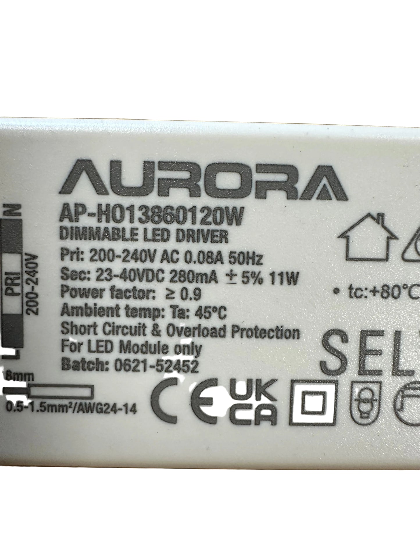 Aurora AP-H013860120W 11W 280mA Triac Dimmable LED Driver - LED Retro
