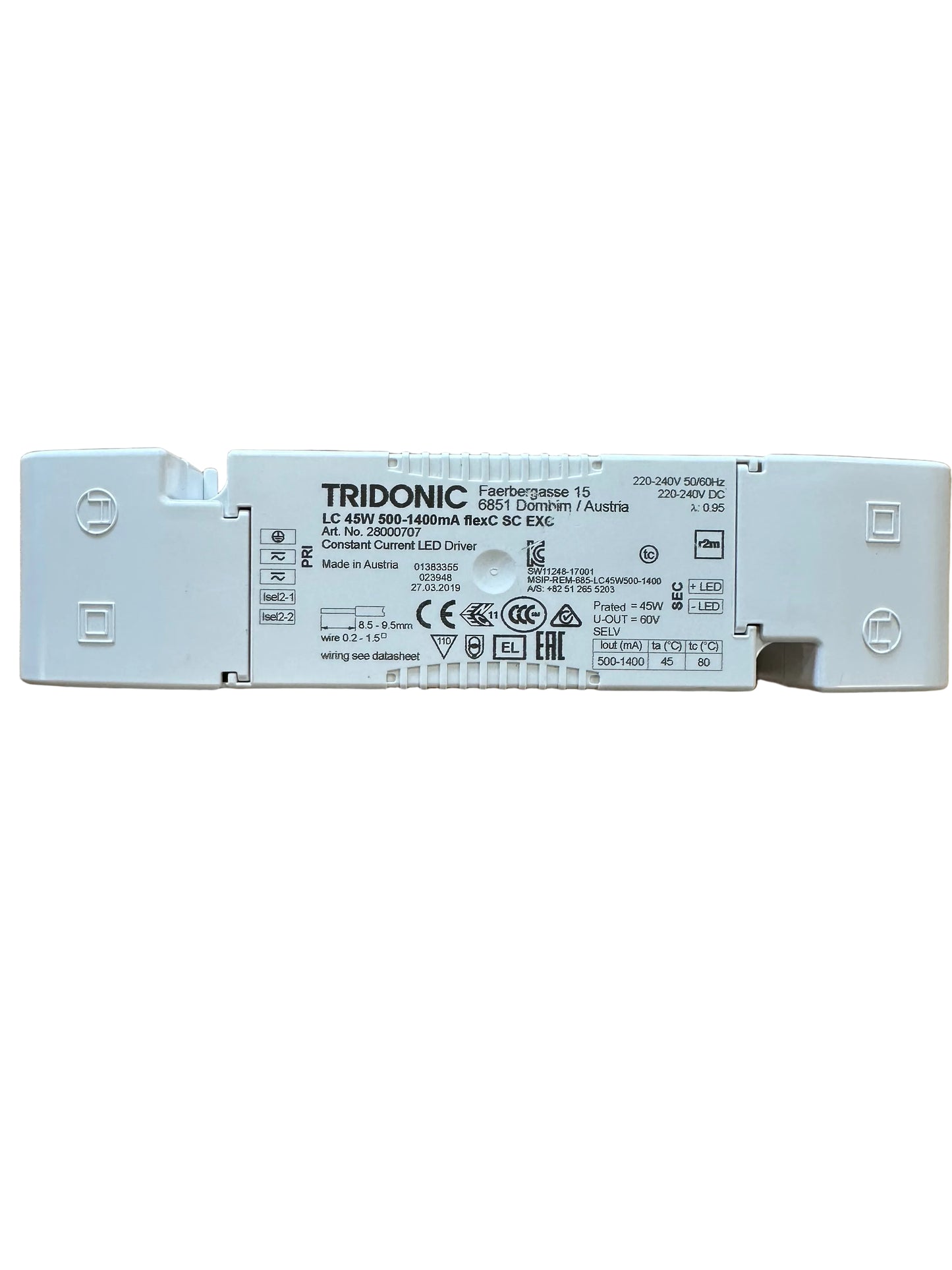 Tridonic 28000707 LC 45W 500-1400mA flexC SC EXC - LED Retro