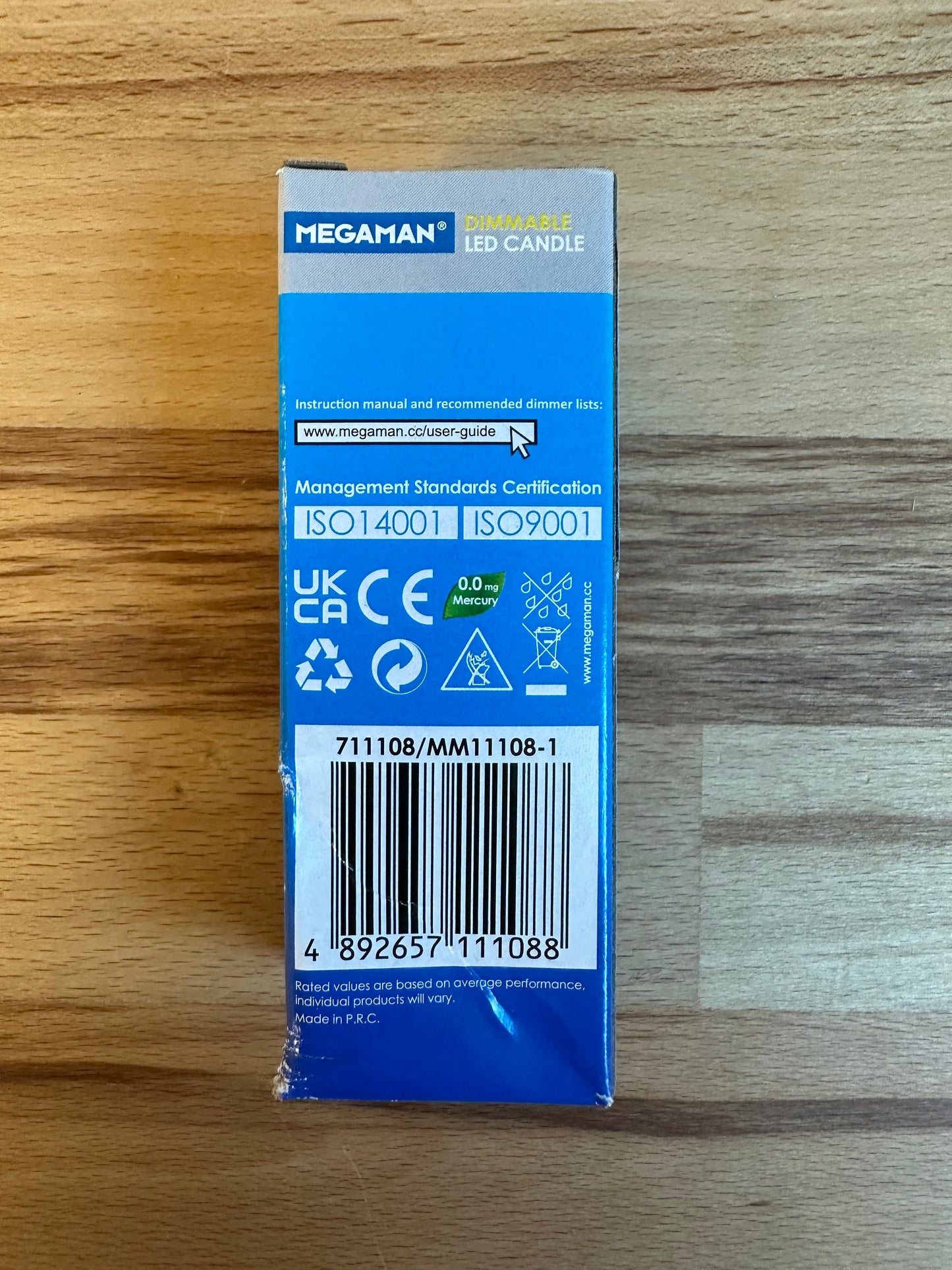 Megaman Economy 5.5W Dimmable Candle E14 4000K Cool White - 711108 -LED Retro