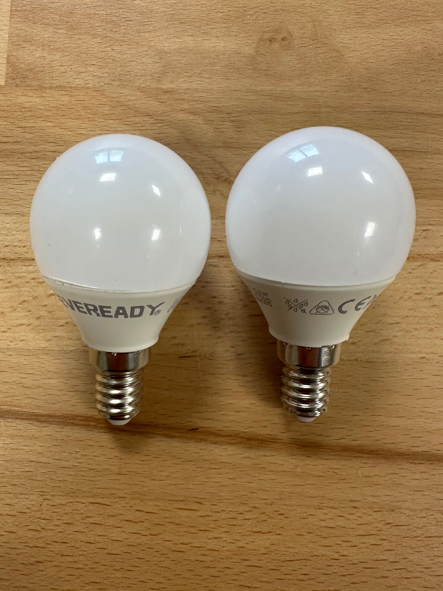 Eveready LED Golf Ball 5.2W 470LM Opal E14 (SES) 6500K (Daylight) - Pack of 2 - LED Retro