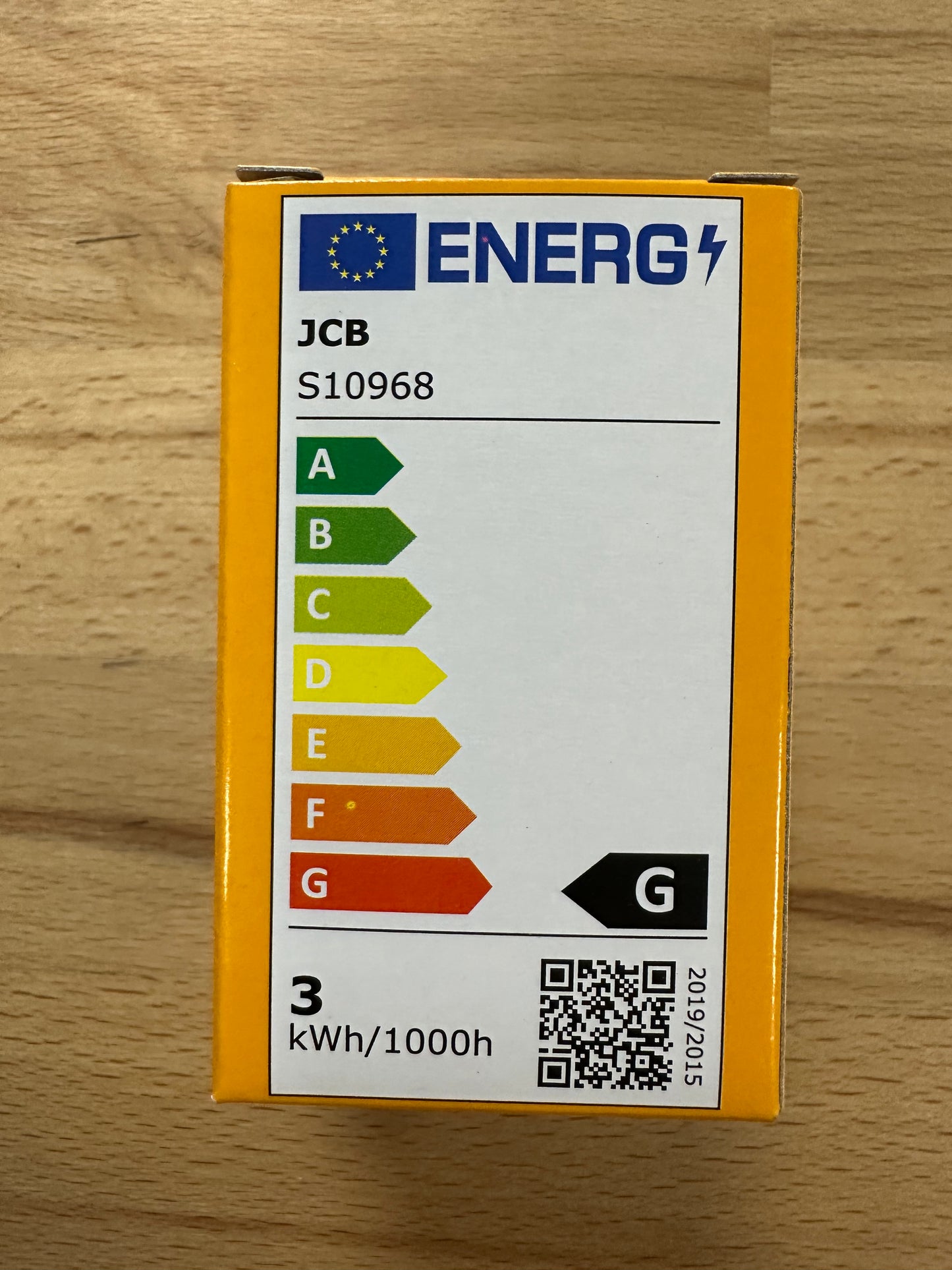 S10968 JCB 3W LED GOLF BALL 250LM OPAL SES (E14) Warm White - Pack of 1 - LED Spares