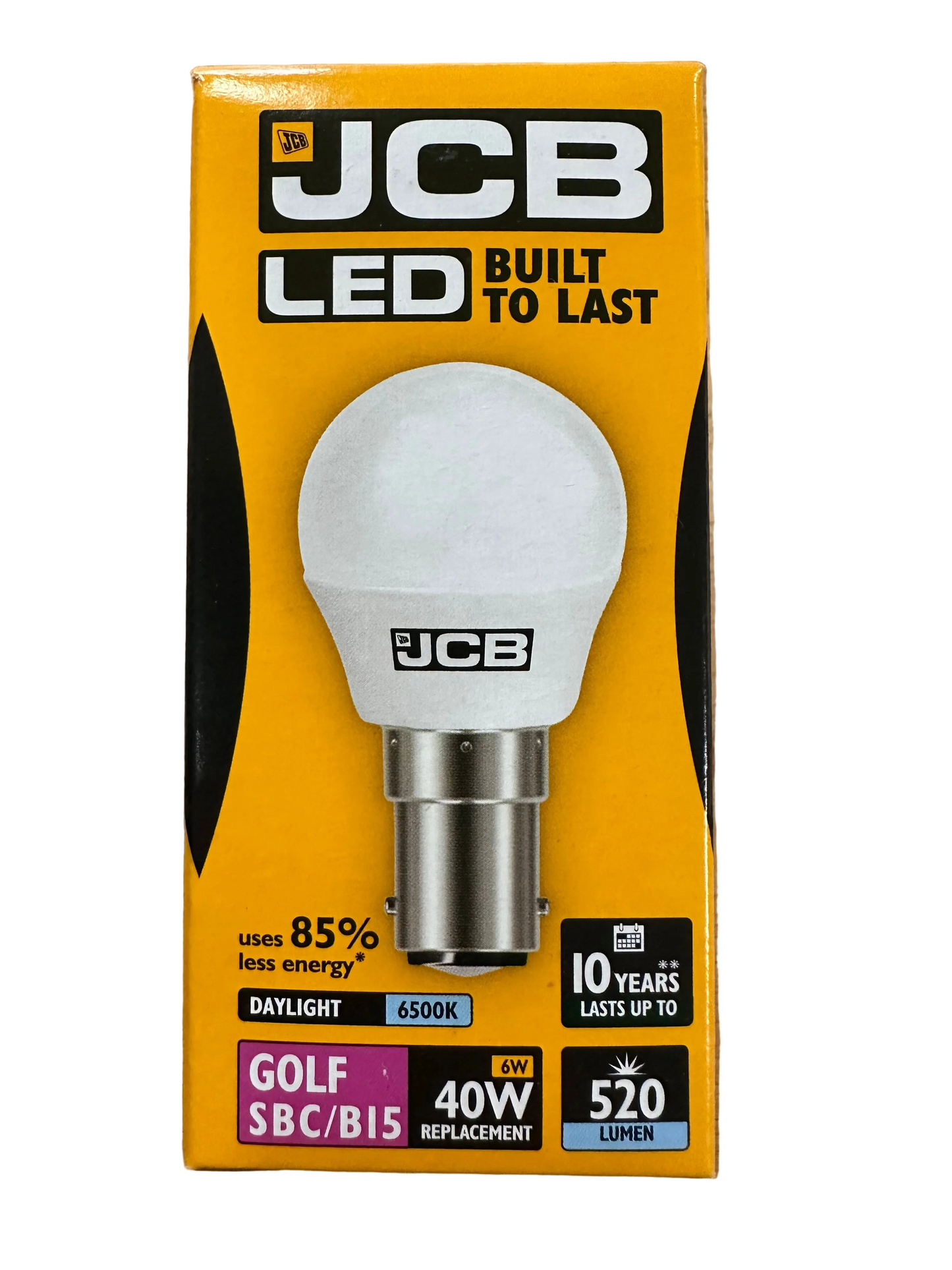 S13566 JCB LED GOLF BALL 520LM OPAL SBC (B15) Daylight - Pack of 1 - LED Retro