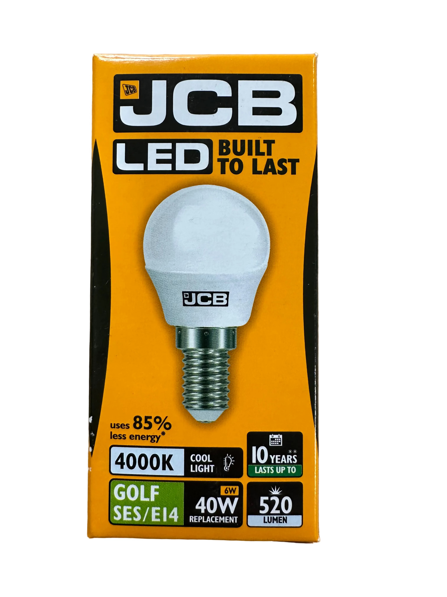 S12501 JCB 6W LED GOLF BALL 520LM OPAL SES (E14) Cool White- Pack of 1 - LED Spares