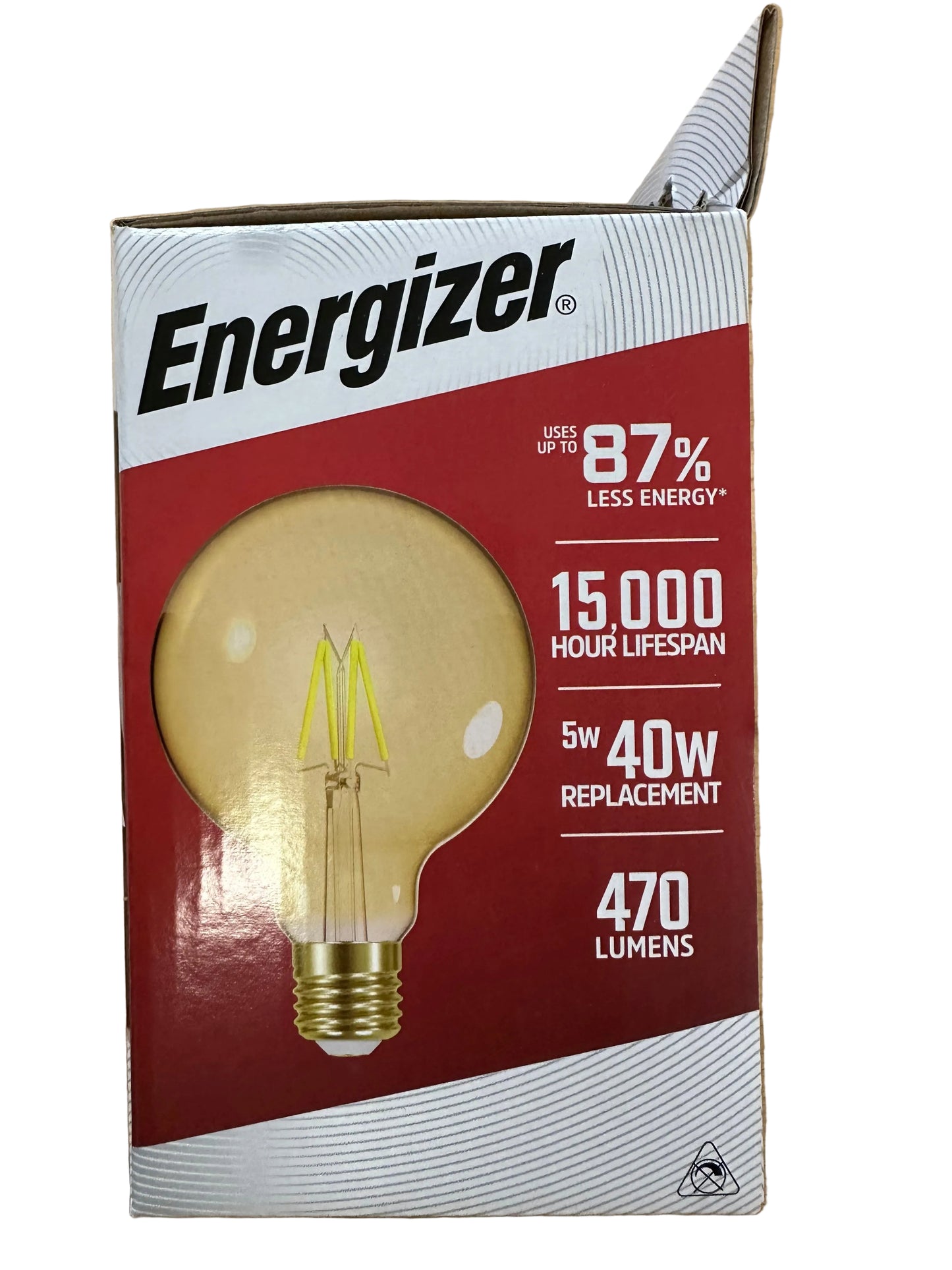 S9434 Energizer Filament Gold G90 LED 5W E27 (ES) Warm White - LED Retro