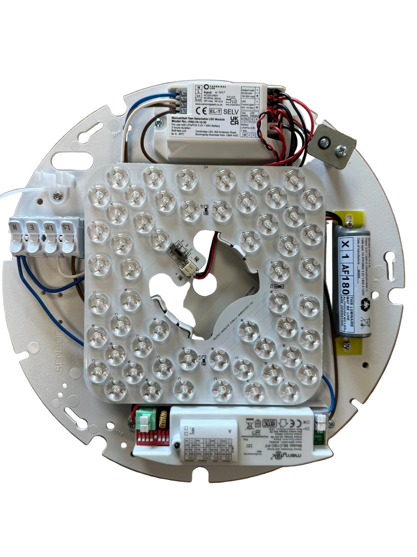 LEDRetro2D 28-38W 2D Retrofit Gear Trays - Tri-Colour - Motion & Emergency - LED Retro