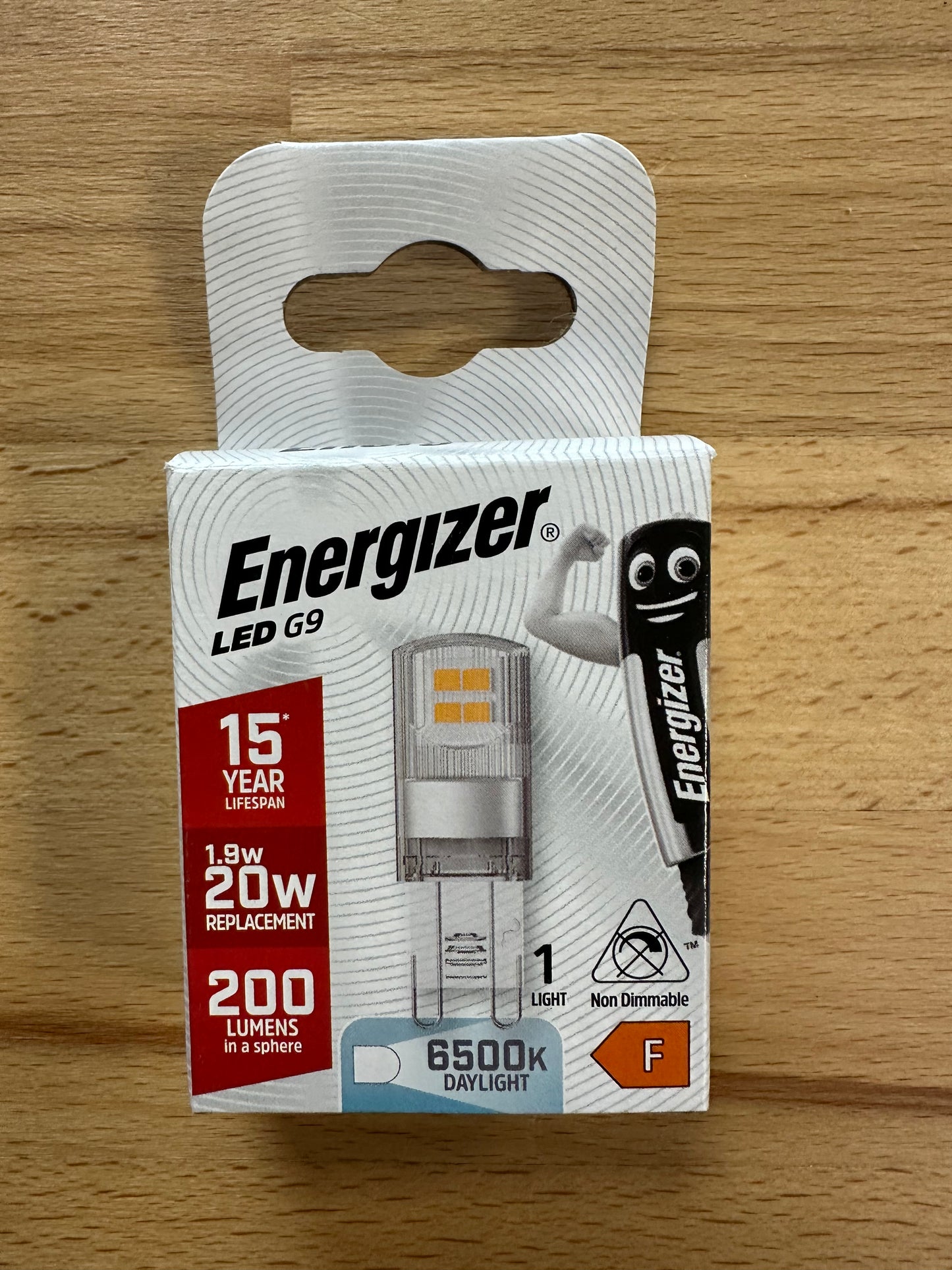 Energizer G9 LED 200lm 1.9W 6500K (Daylight) - S18749 - LED Retro
