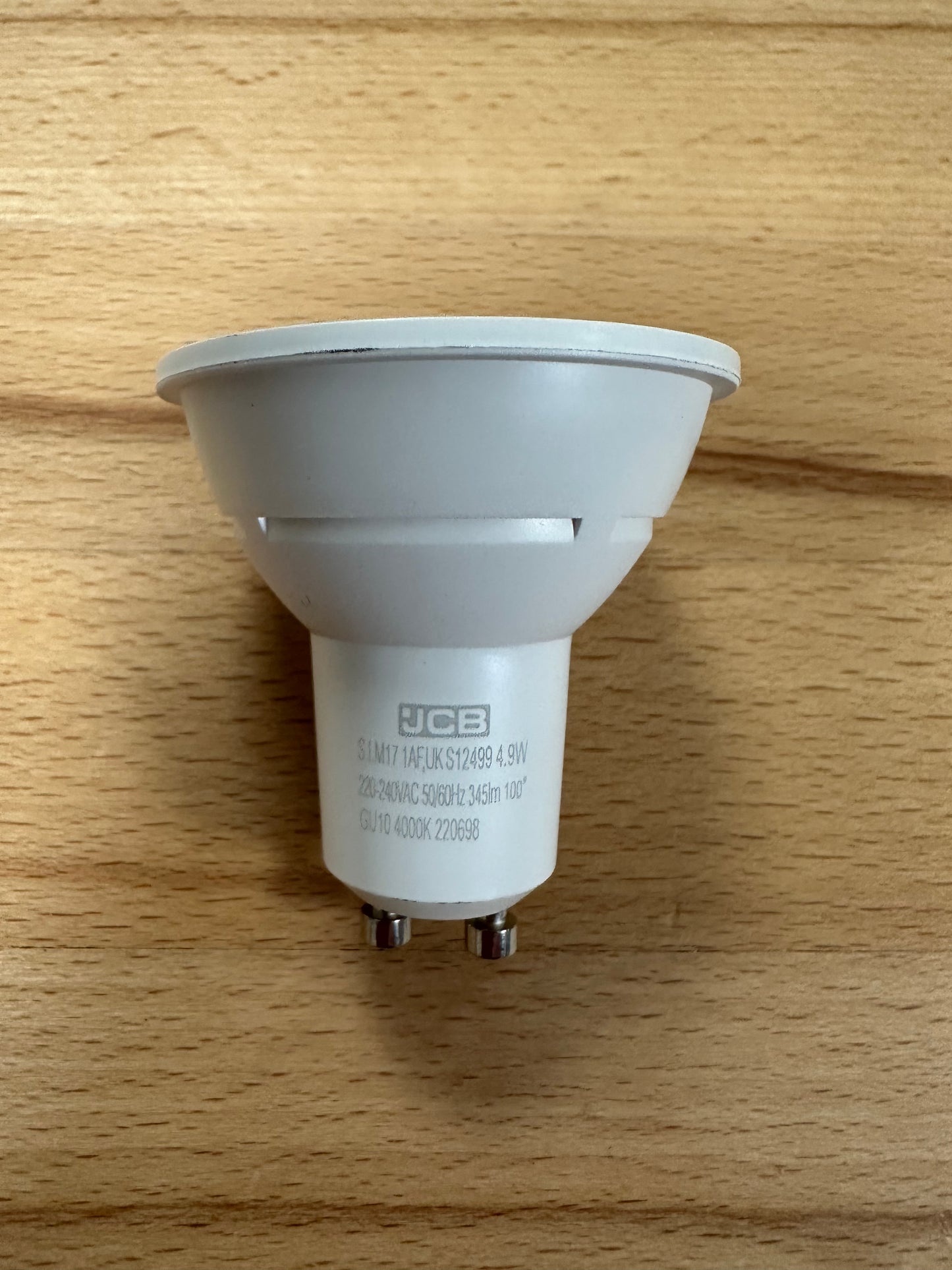 S12499 JCB 5W LED GU10 370LM Cool White - Pack of 1 - LED Retro