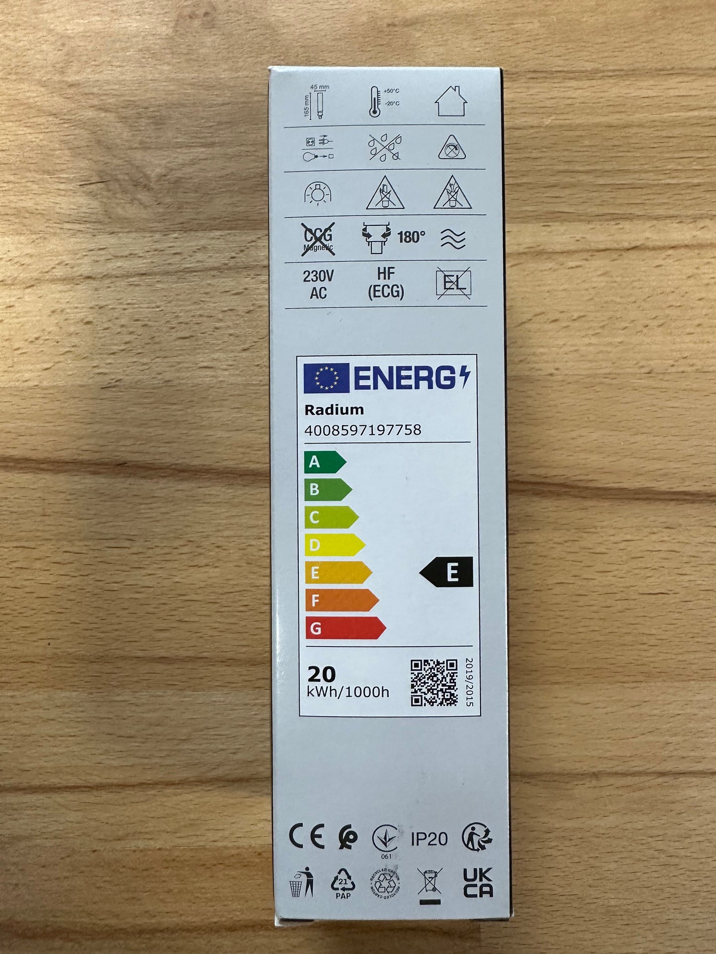 RADIUM LED RL-TRIO/E 840 GX24Q UN 20W LED Replacement for 42W PL-T - 43519775 - LED Spares