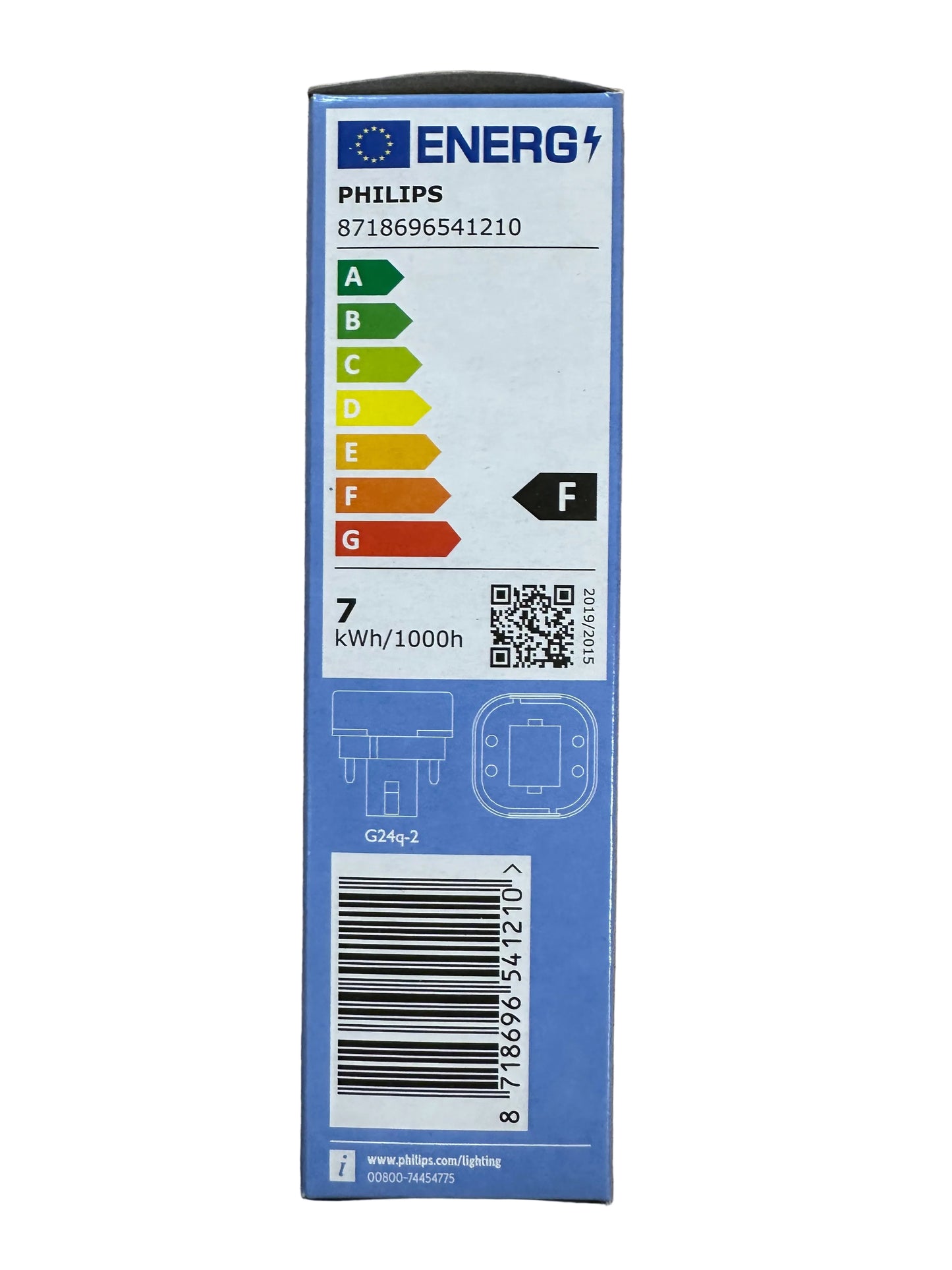 Philips CorePro LED PLC 6.5W (18W) 4 Pin Cool White G24q-2 54121000 - LED Spares