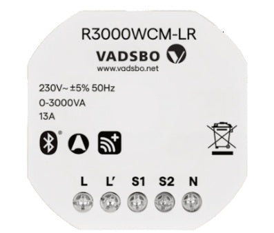 VADSBO R3000WCM-LR 13A Casambi Relay