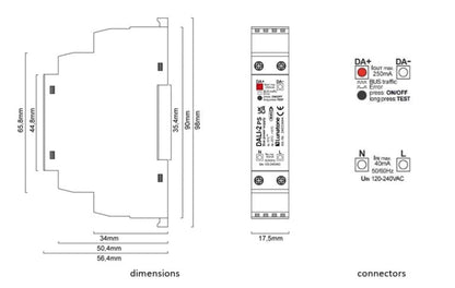Lunatone DALI-2 PS - 24033444 - LED retro