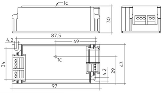Tridonic 28002476 LC 25W 350/600mA flexC SR ADV - LED Spares
