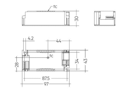 Tridonic 28004041 LC 14/100-400/42 o4a NF SC EXC3 - LED Retro