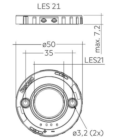Tridonic 28004603 SLE 21mm 6000lm 840 H ADV8 T - LED Retro