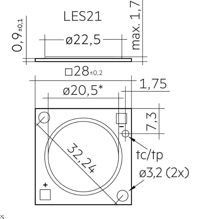 Tridonic 28004611 SLE 21mm 6000lm 840 R ADV8 - LED Retro