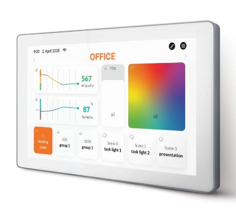 Lunatone DALI-2 Display 7” Plus white 86456840-P-W - LED Retro
