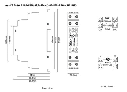 Lunatone DALI-2 PD 300W - LED retro