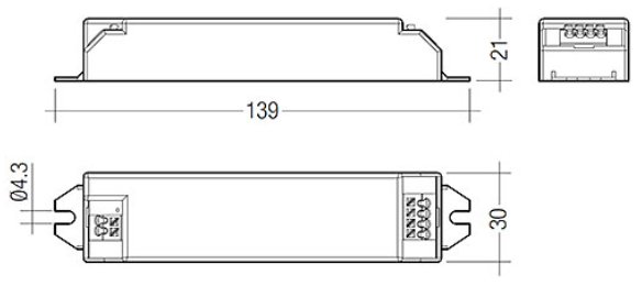 Tridonic 87500282 ﻿LCBU 10W 180mA PHASE-CUT/1-10V LP - LED Retro