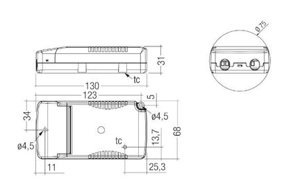 Tridonic 87500546 LC 30W 700mA fixC SR SNC - LED Retro