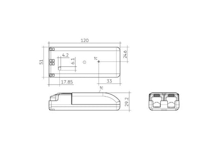 Tridonic 87500961 LC 20/100-1050/44 NF SR EXC3 - LED Retro