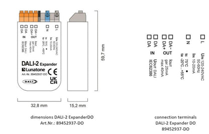Lunatone DALI-2 Expander - 89452937-DO - LED retro