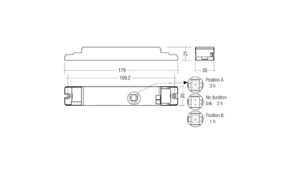Tridonic 89800651 EMconverterLED PRO 204 NiCd/NiMH 50V - LED Retro