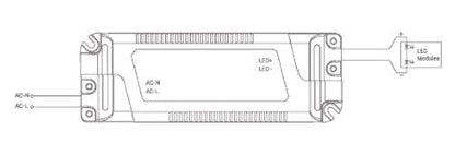 BOKE BK-PDL040-870 40W 870mA LED Driver - LED Retro
