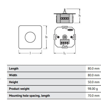Osram DALI MCU Dimmer Switch - 4008321189721 - LED Retro