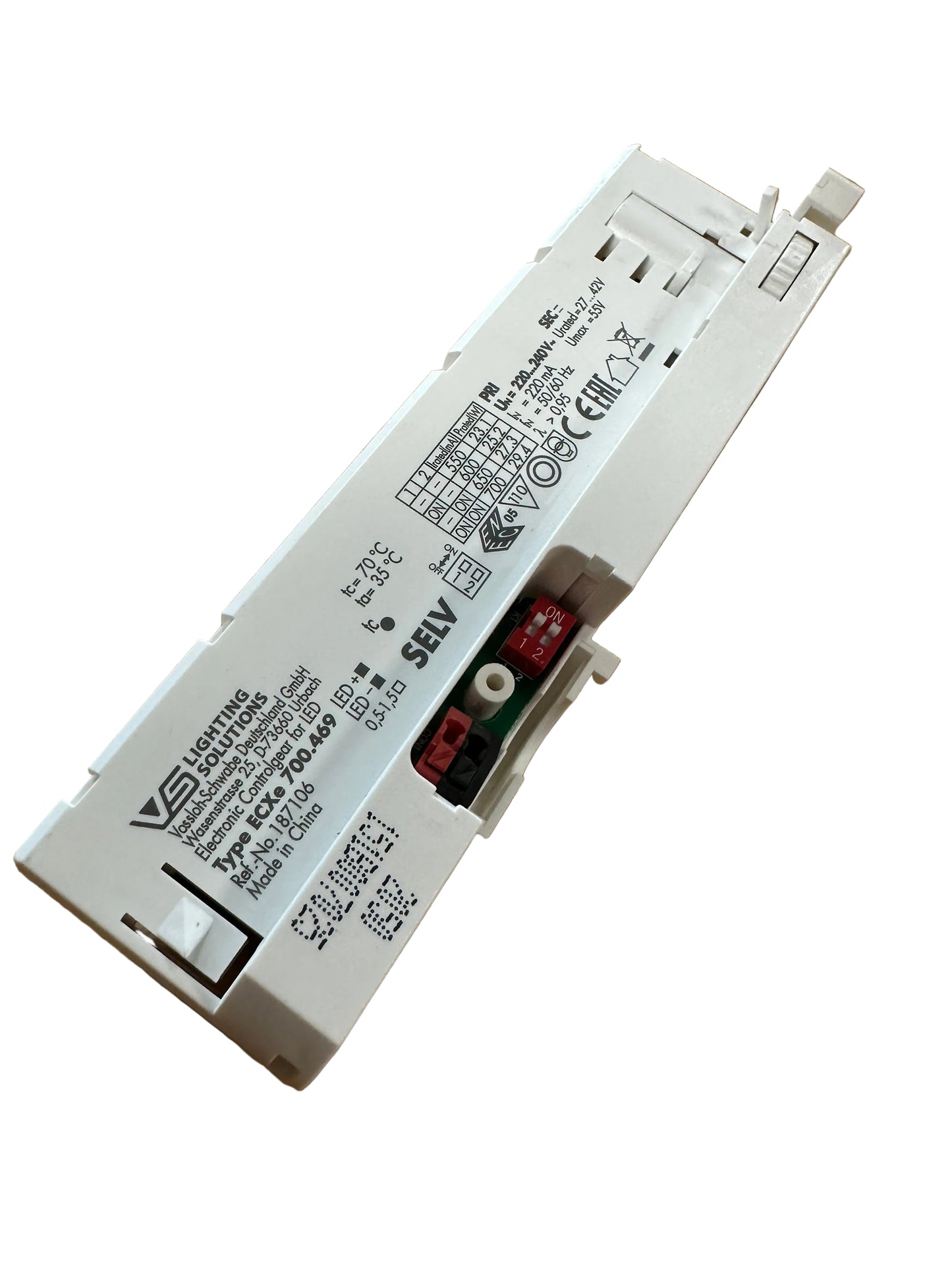 Vossloh Schwabe ECXe 700.469 - 187106- 30W Track Adapter Driver - LED Retro