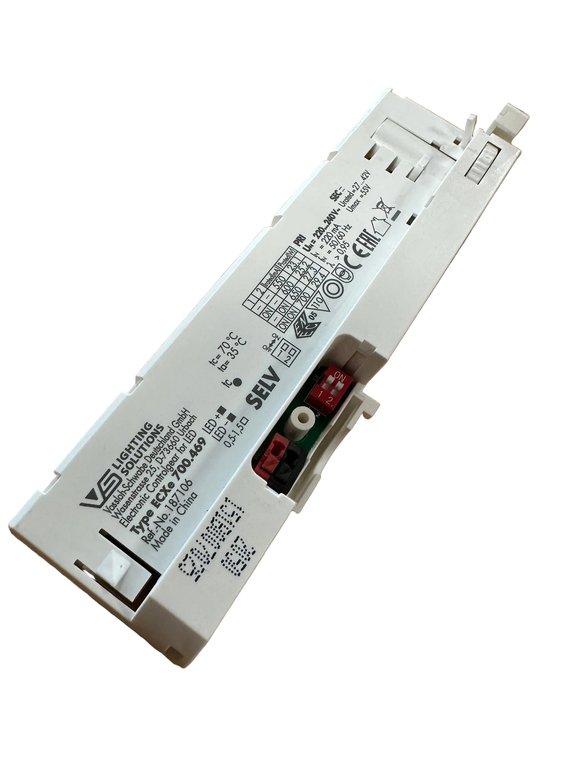 Vossloh Schwabe ECXe 700.469 - 187106- 30W Track Adapter Driver - LED Retro