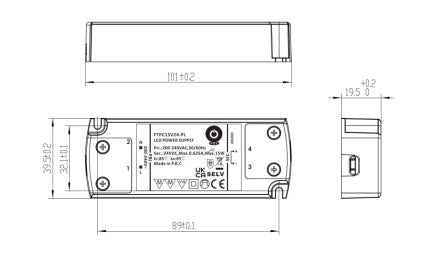 POS Power FTPC8V-24-PL 8W 24V/0.33A LED Power Supply - LED Retro
