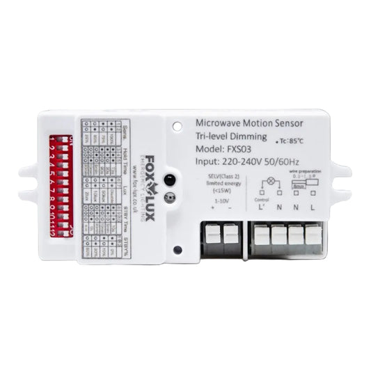 FOXLUX FXS03 1-10V Microwave Sensor - LED Retro