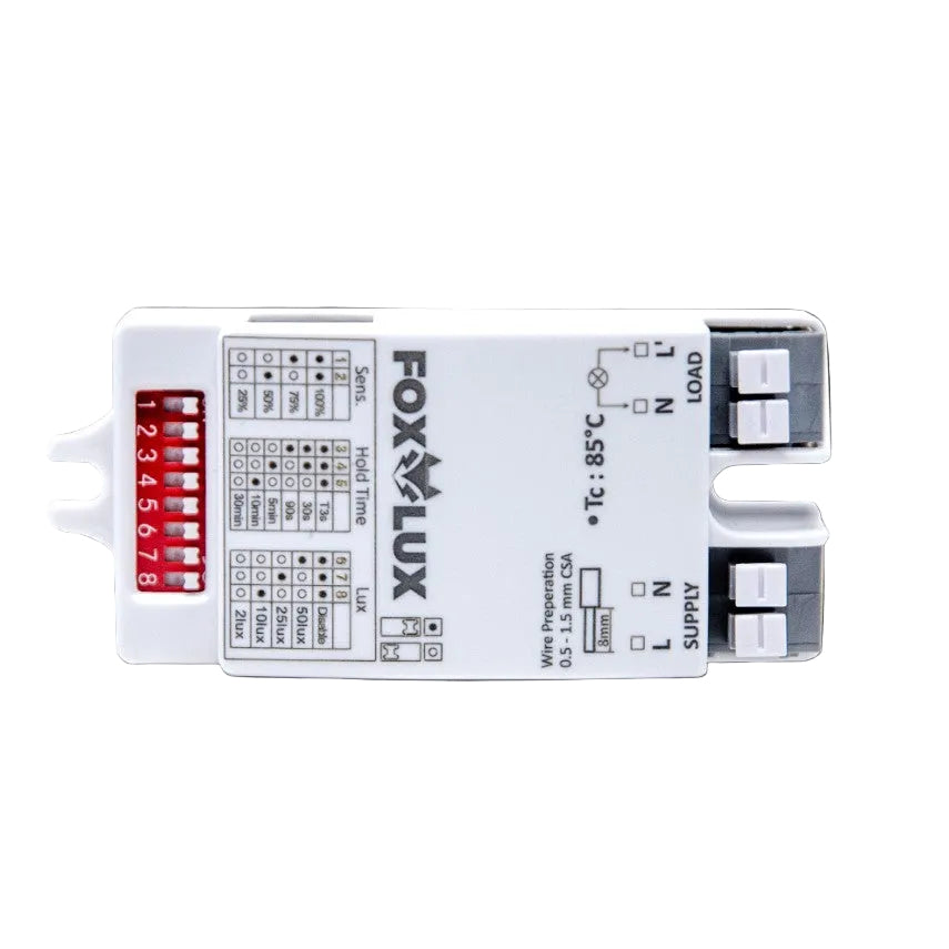 FOXLUX FXS04 Microwave Sensor - Remote Antena - LED Retro