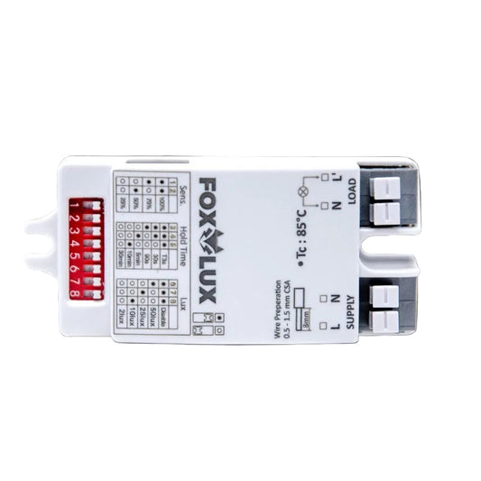 FOXLUX FXS04 Microwave Sensor - Remote Antena - LED Retro
