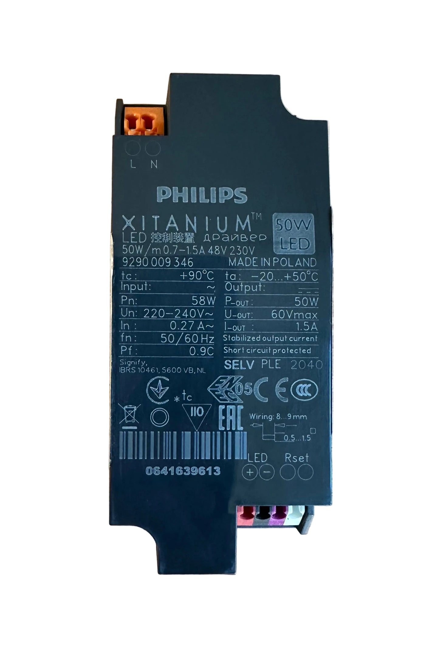 Philips 929000934606 Xitanium 50W/m 0.7-1.5A 48V 230V -LED Retro