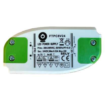 POS Power FTPC8V24 8W 24V/0.33A LED Power Supply - LED Retro