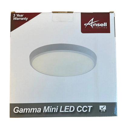 Ansell AGAMLED/CCT/M3 Gamma Mini CCT Emergency White 10W LED Wall/Ceiling Light - LED Retro