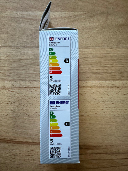 Energizer 4.5W=13W LED PLD (PL-C) G24q 4Pin 660lm 400K (Cool White) - S30424 - LED Retro