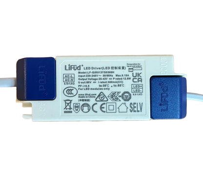 Lifud LF-GIR013YS0300H 12.6W 300mA LED Driver 25-42V - LED Retro