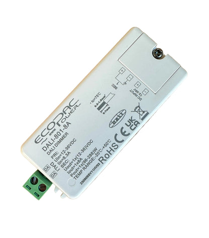 Ecopac DALI-801-8A DALI Dimmable Driver LED Interface (Constant Voltage) - LED Retro