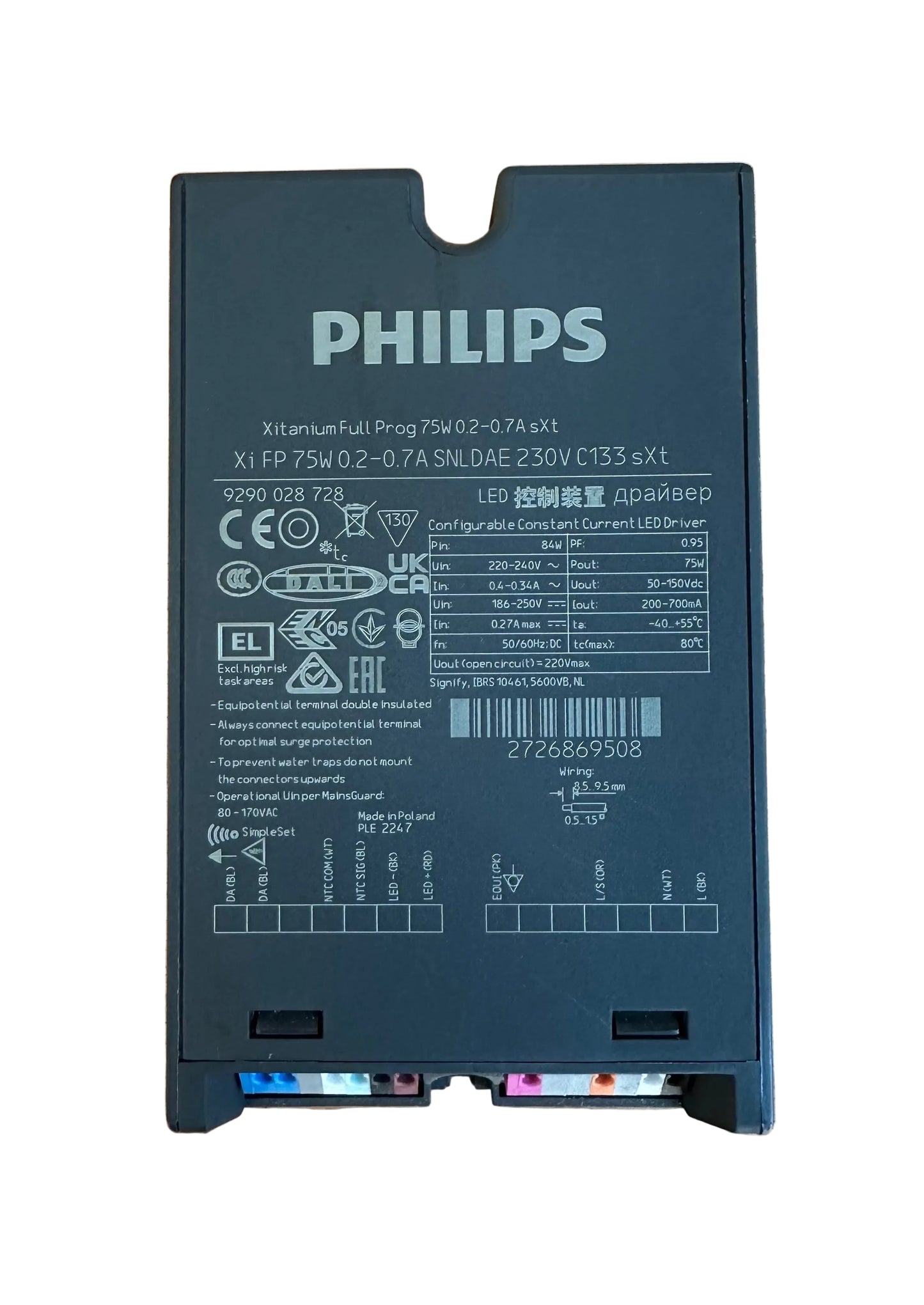 Philips 929002872806 Xi FP 75W 0.2-0.7A SNDLAE 230V C133 sXt - LED Retro