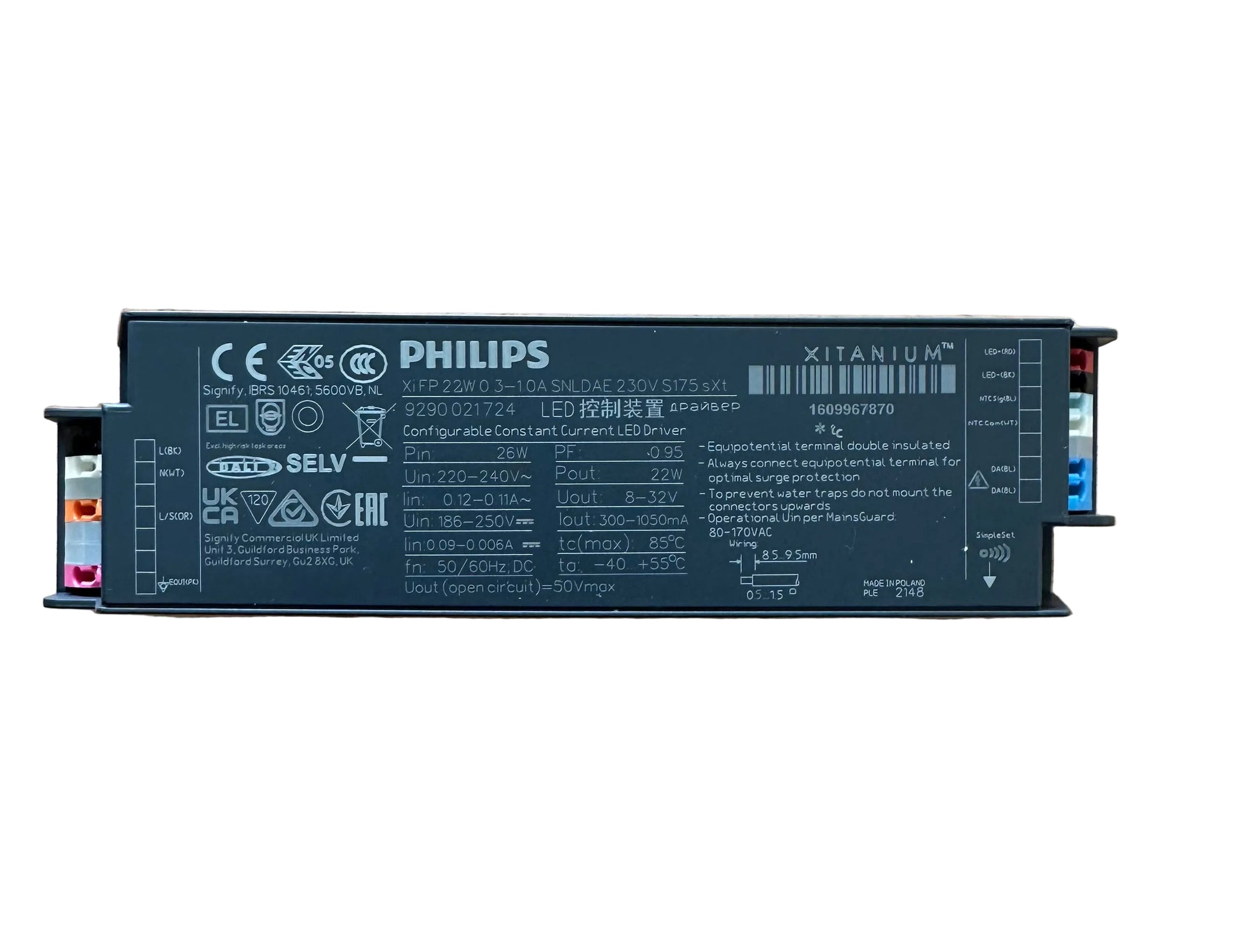 Philips 929002172406 Xi FP 22W 0.3-1.0A SNLDAE 230V S175 sXt -LED Retro